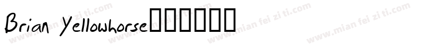 Brian Yellowhorse字体转换